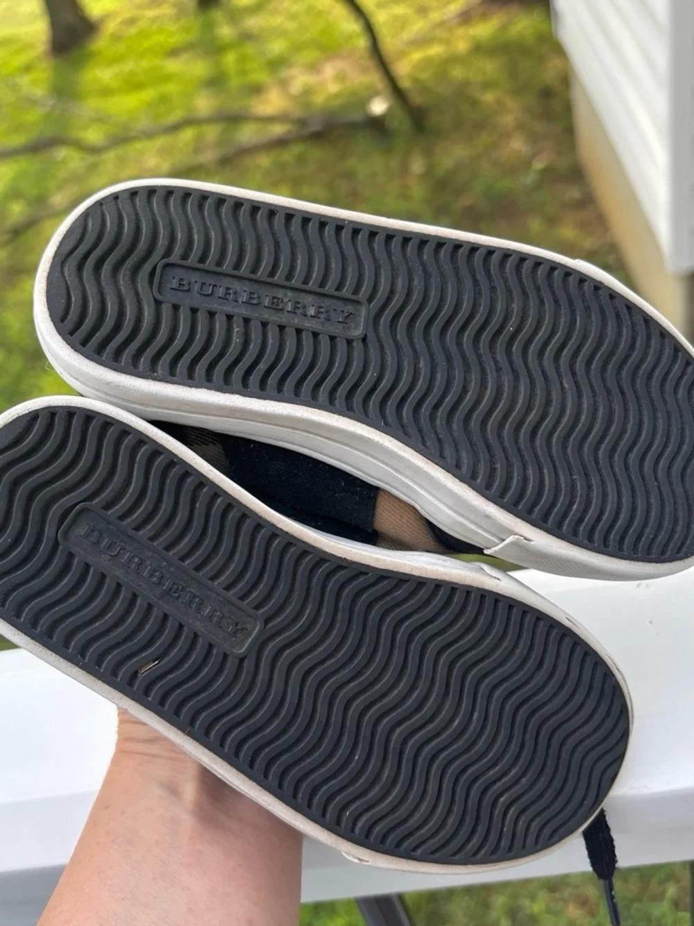Burberry toddler sneakers